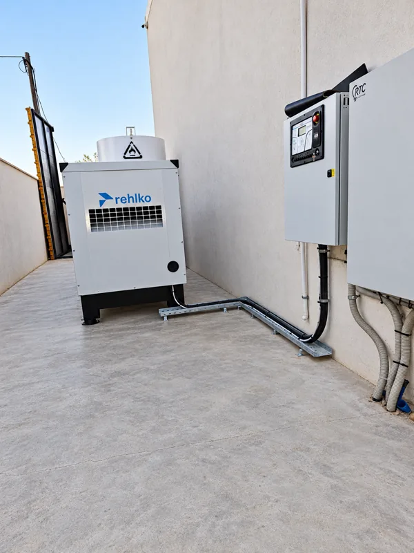 Generator and control panel installation