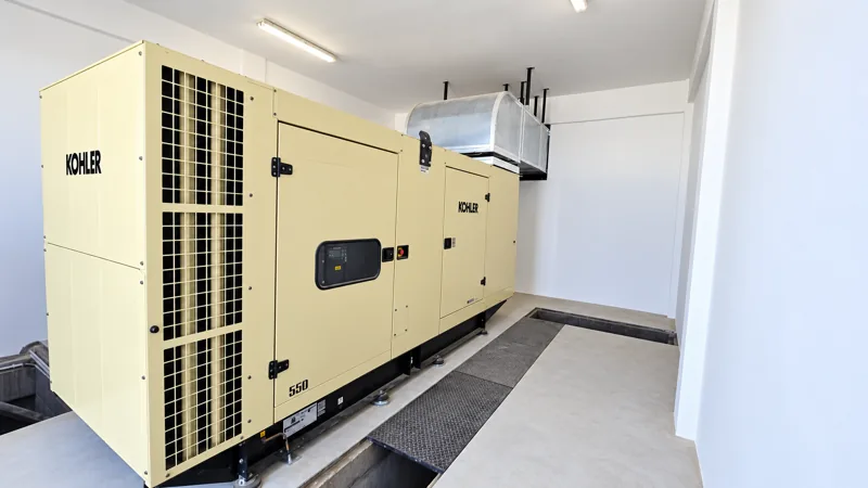 Generator room installation