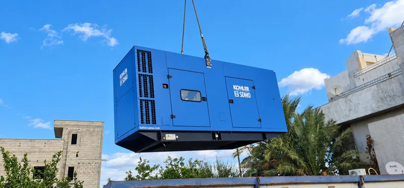 Handling a Kohler SDMO generator